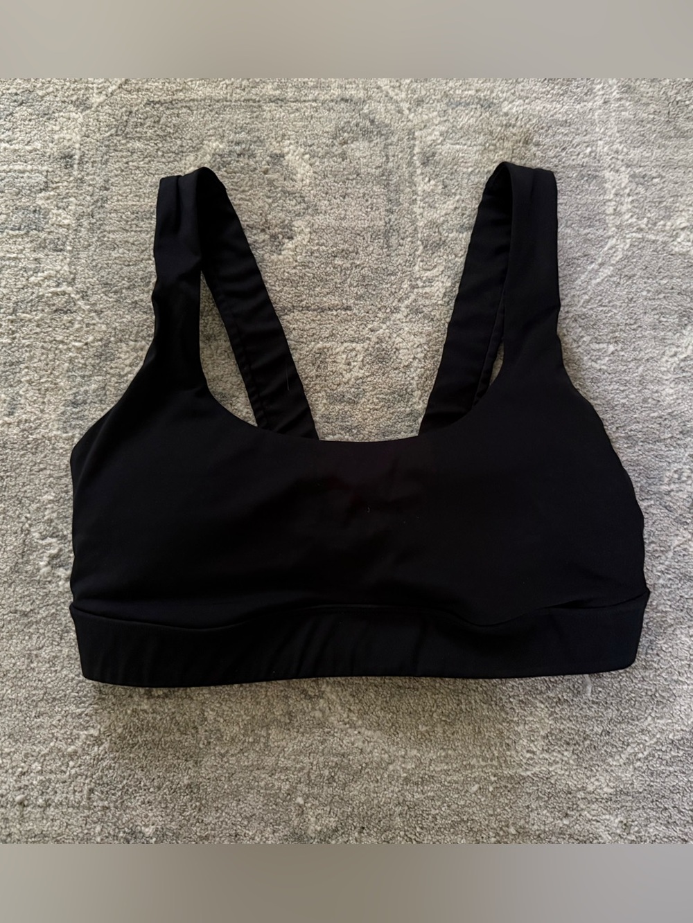 Vuori Women's Black Stride Sports Bra XS Medium Support